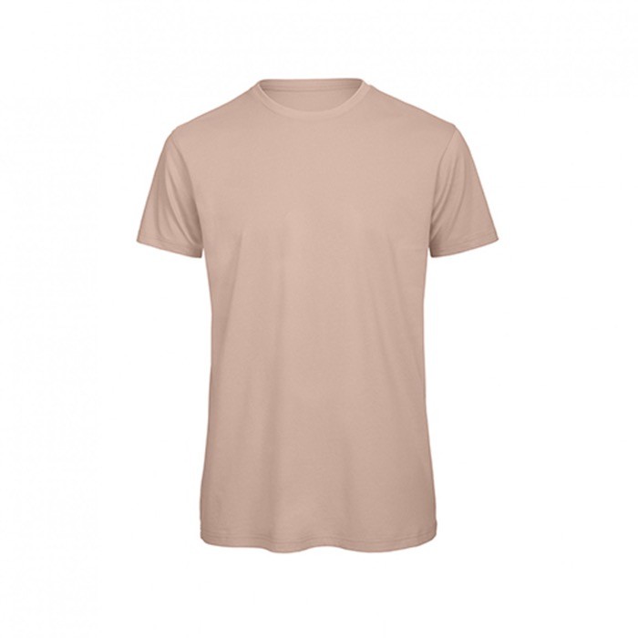Camiseta de algodón orgánico para hombre manga corta 140 g/m2 B&C Camiseta de algodón orgánico para hombre manga corta 140 g/m2 B&C
