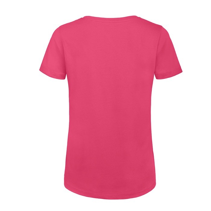 Camiseta de algodón orgánico para mujer manga corta 140 g/m2 B&C vista detalle 2 Camiseta de algodón orgánico para mujer manga corta 140 g/m2 B&C vista detalle 2