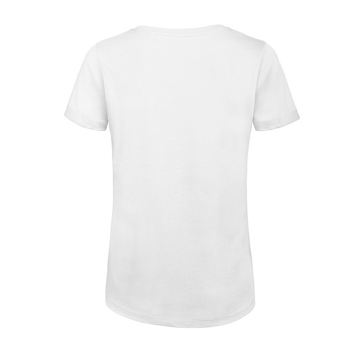 Camiseta de algodón orgánico para mujer manga corta 140 g/m2 B&C vista detalle 2 Camiseta de algodón orgánico para mujer manga corta 140 g/m2 B&C vista detalle 2