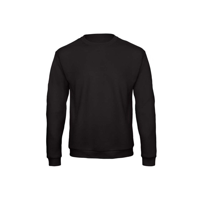 Sudadera de algodón y poliéster con cuello caja 270 g/m2 B&C color negro vista 11 Sudadera de algodón y poliéster con cuello caja 270 g/m2 B&C color negro vista 11