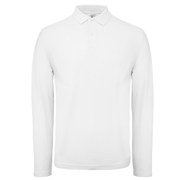 Polo de algodón de manga larga para hombre 180 g/m2 B&C