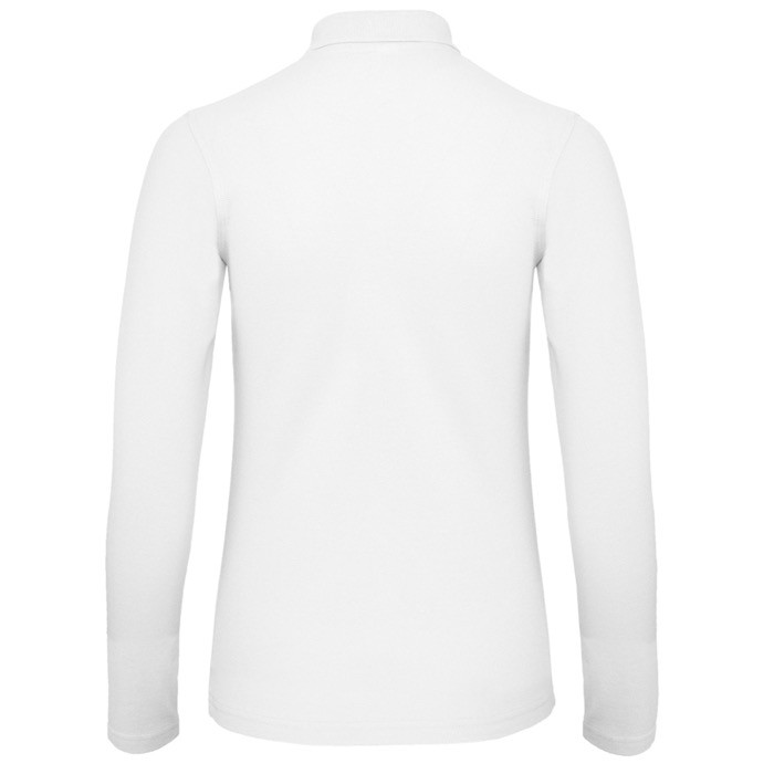 Polo básico de algodón de manga larga para mujer 180 g/m2 B&C