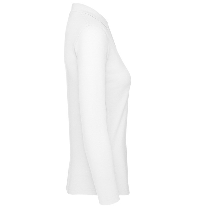 Polo básico de algodón de manga larga para mujer 180 g/m2 B&C