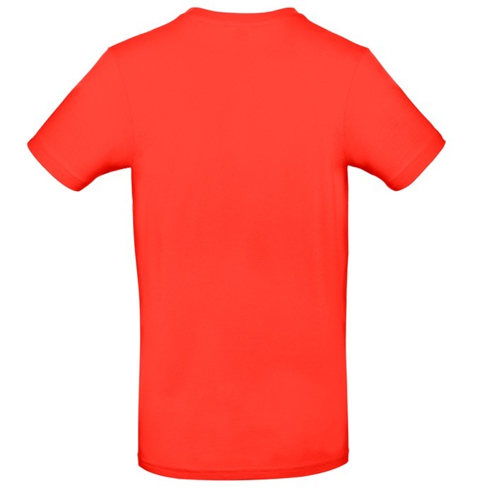 Camiseta de algodón para hombre de manga corta 185 g/m2 B&C color naranja oscuro