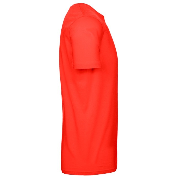 Camiseta de algodón para hombre de manga corta 185 g/m2 B&C color naranja oscuro