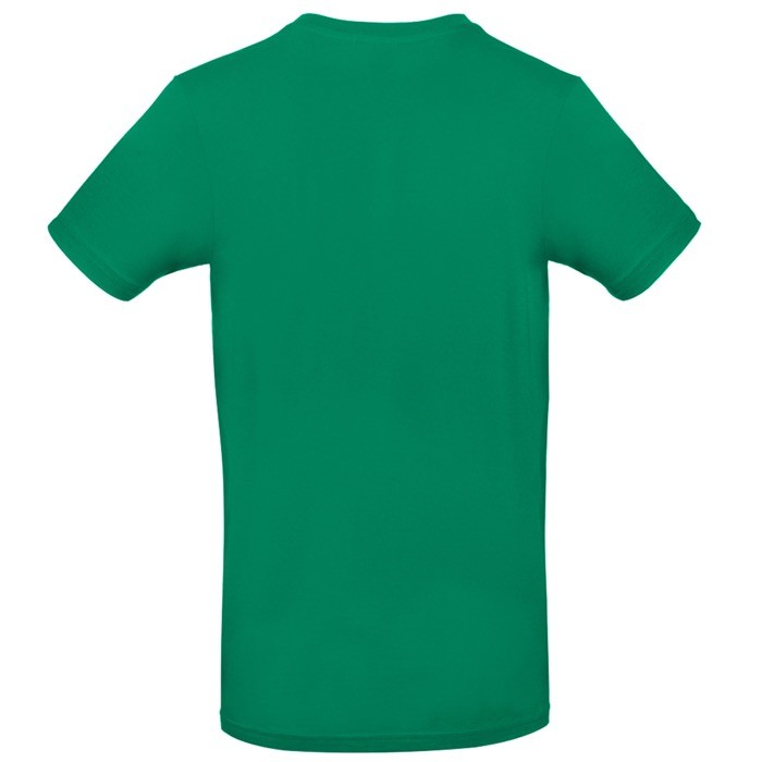Camiseta de algodón para hombre de manga corta 185 g/m2 B&C color verde