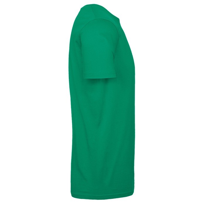 Camiseta de algodón para hombre de manga corta 185 g/m2 B&C color verde