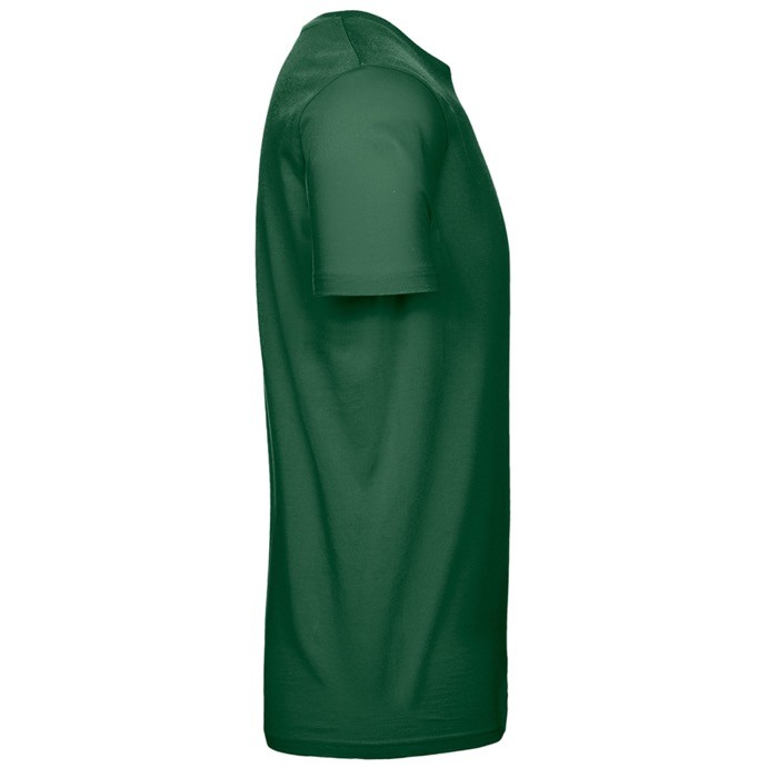 Camiseta de algodón para hombre de manga corta 185 g/m2 B&C color verde oscuro