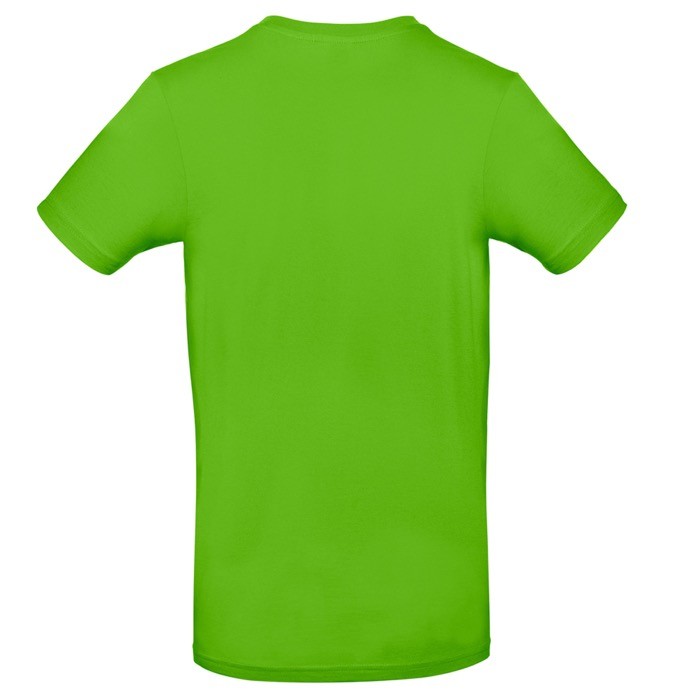 Camiseta de algodón para hombre de manga corta 185 g/m2 B&C color verde manzana