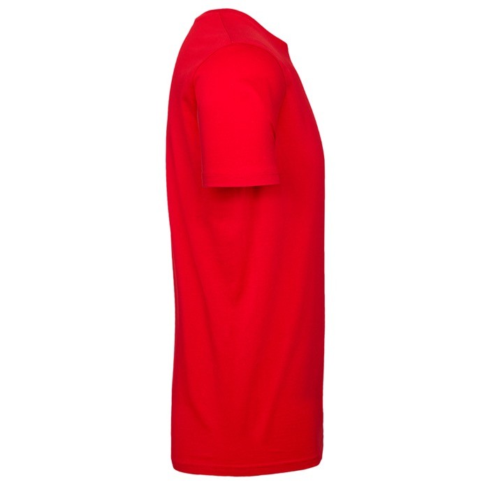 Camiseta de algodón para hombre de manga corta 185 g/m2 B&C color rojo