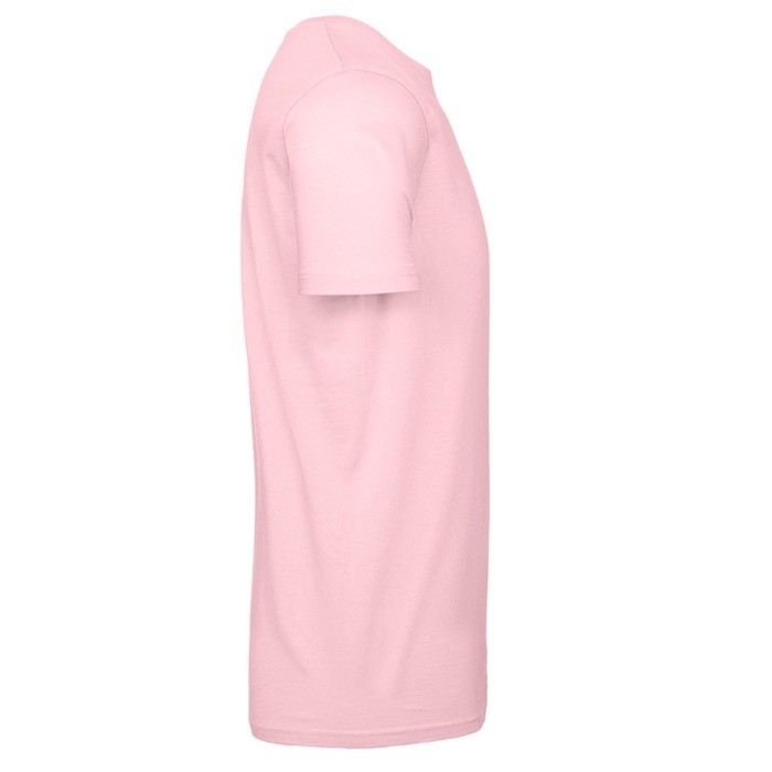Camiseta de algodón para hombre de manga corta 185 g/m2 B&C color rosa pastel