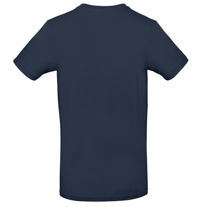 Camiseta de algodón para hombre de manga corta 185 g/m2 B&C color azul marino