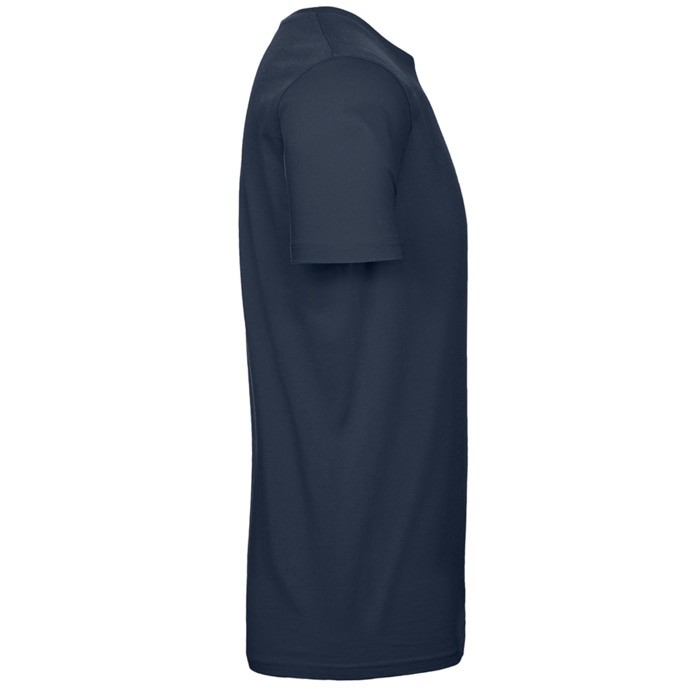 Camiseta de algodón para hombre de manga corta 185 g/m2 B&C color azul marino