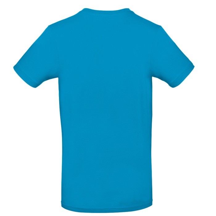 Camiseta de algodón para hombre de manga corta 185 g/m2 B&C color aguamarina