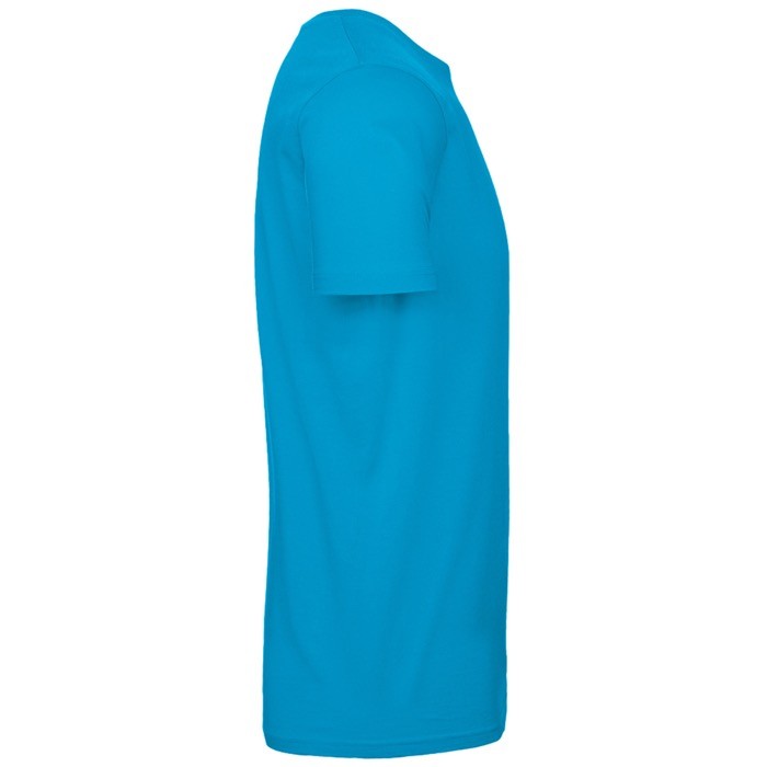 Camiseta de algodón para hombre de manga corta 185 g/m2 B&C color aguamarina