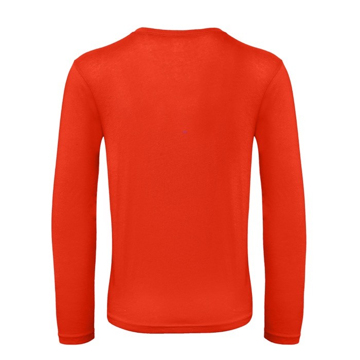 Camiseta de hombre de manga larga de algodón orgánico B&C vista detalle 2