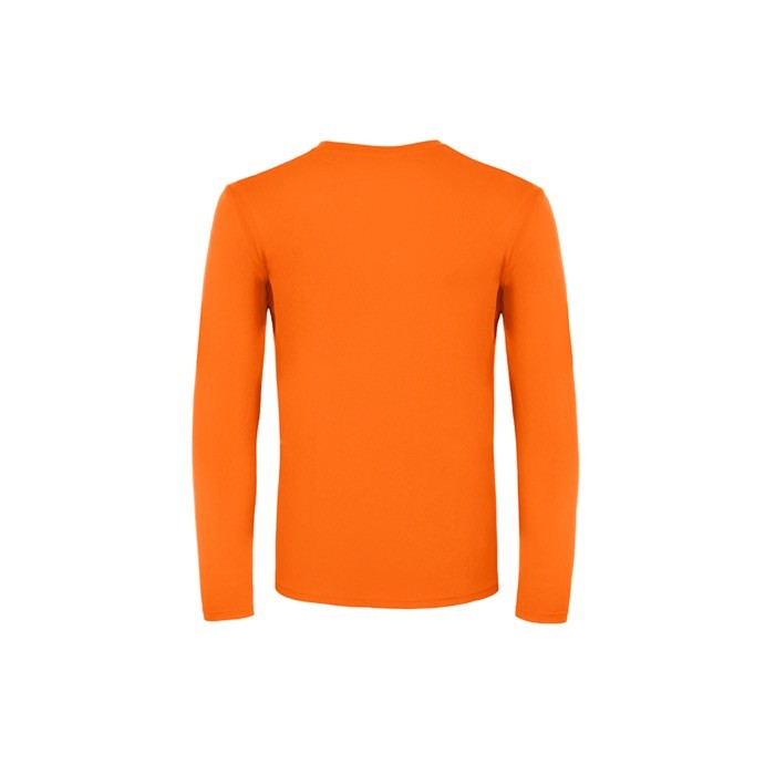 Camiseta de algodón de manga larga para hombre 145 g/m2 B&C color naranja
