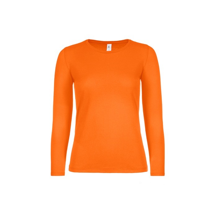 Camiseta de algodón para mujer de manga larga 145 g/m2 B&C