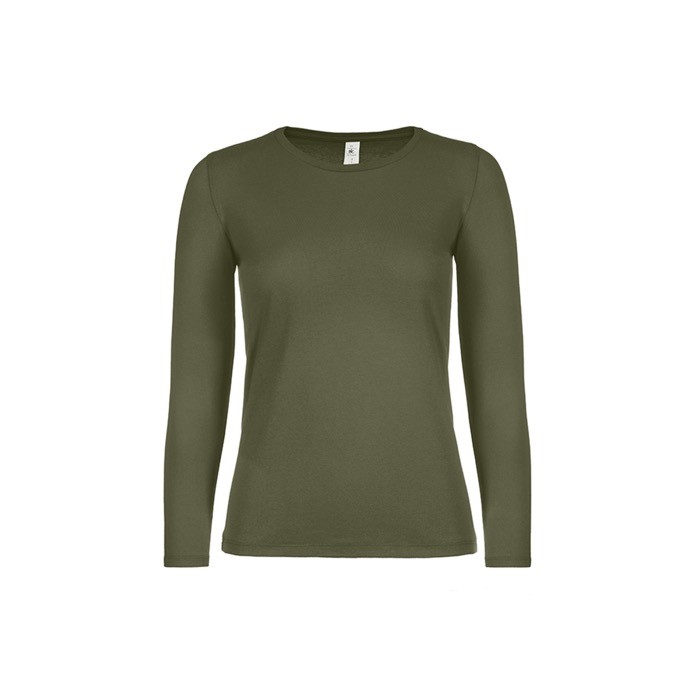 Camiseta de algodón para mujer de manga larga 145 g/m2 B&C