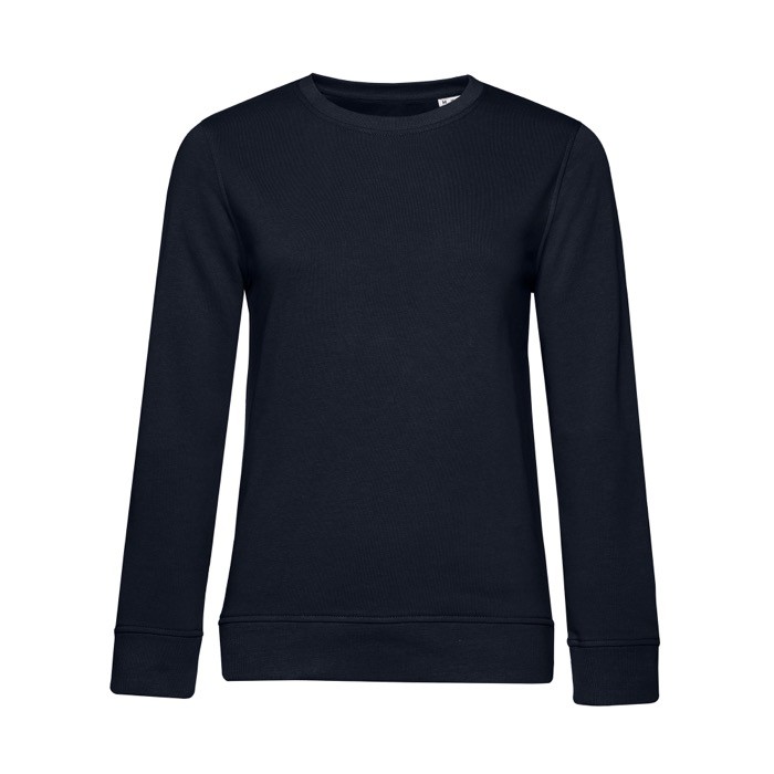 Sudadera para mujer de manga larga en algodón 280 g/m2 B&C color azul marino Sudadera para mujer de manga larga en algodón 280 g/m2 B&C color azul marino