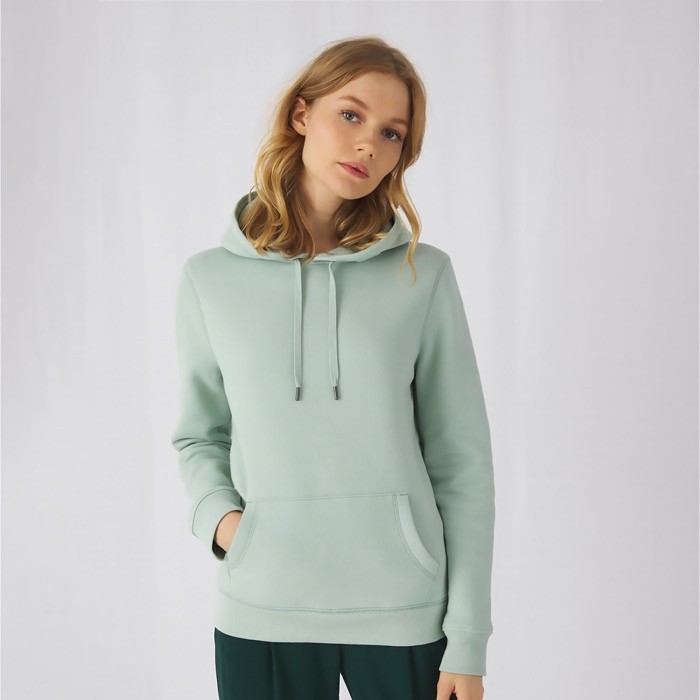 Sudadera de algodón y poliéster reciclado para mujer 280 g/m2 B&C
