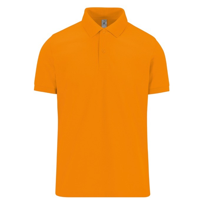 Polo clásico unisex de algodón en manga corta 180 g/m2 B&C color naranja