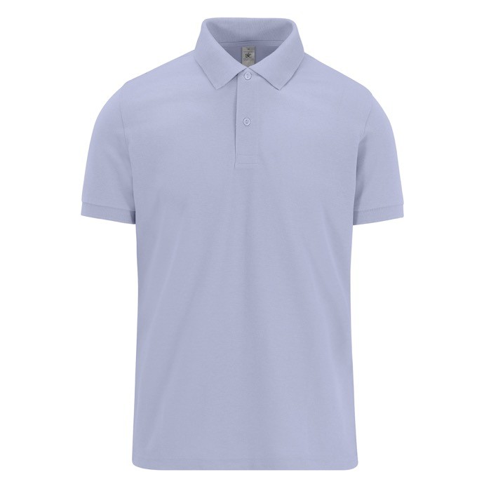 Polo clásico unisex de algodón en manga corta 180 g/m2 B&C color lavanda