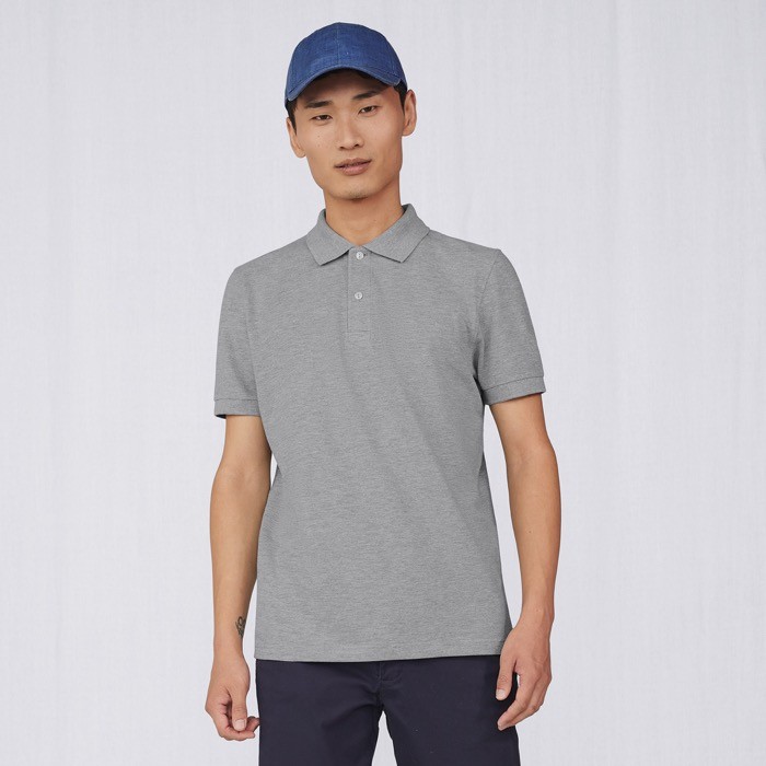 Polo clásico unisex de algodón en manga corta 180 g/m2 B&C vista 3