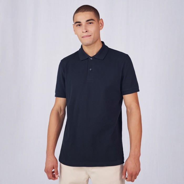 Polo clásico unisex de algodón en manga corta 180 g/m2 B&C vista 4