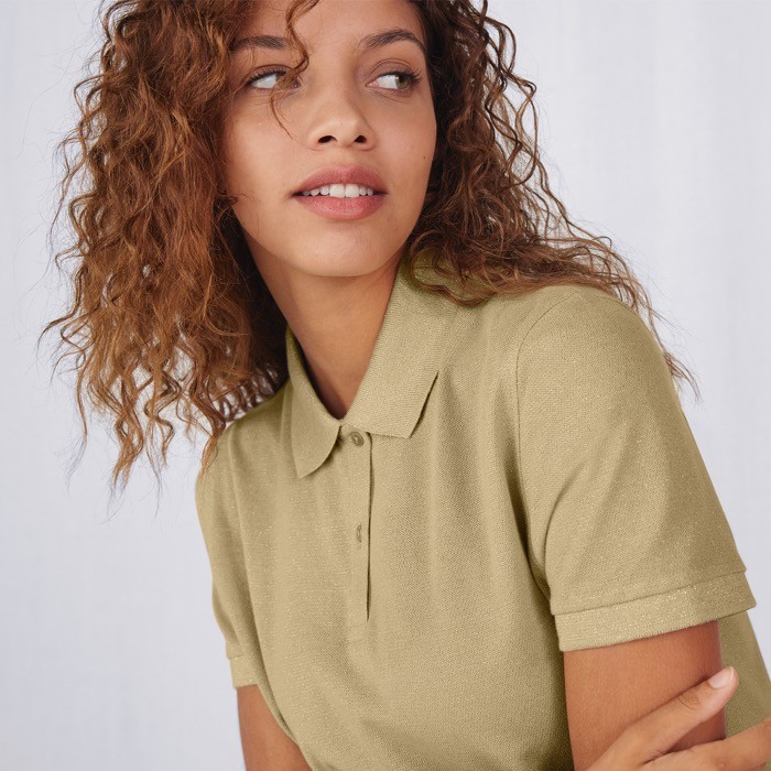 Polo clásico de algodón para mujer de manga corta 180 g/m2 B&C