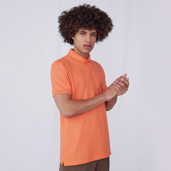 Polo básico unisex de algodón de manga corta 210 g/m2 B&C Polo básico unisex de algodón de manga corta 210 g/m2 B&C