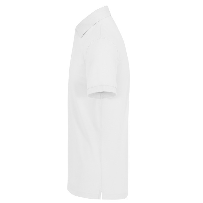 Polo básico unisex de algodón de manga corta 210 g/m2 B&C color blanco Polo básico unisex de algodón de manga corta 210 g/m2 B&C color blanco