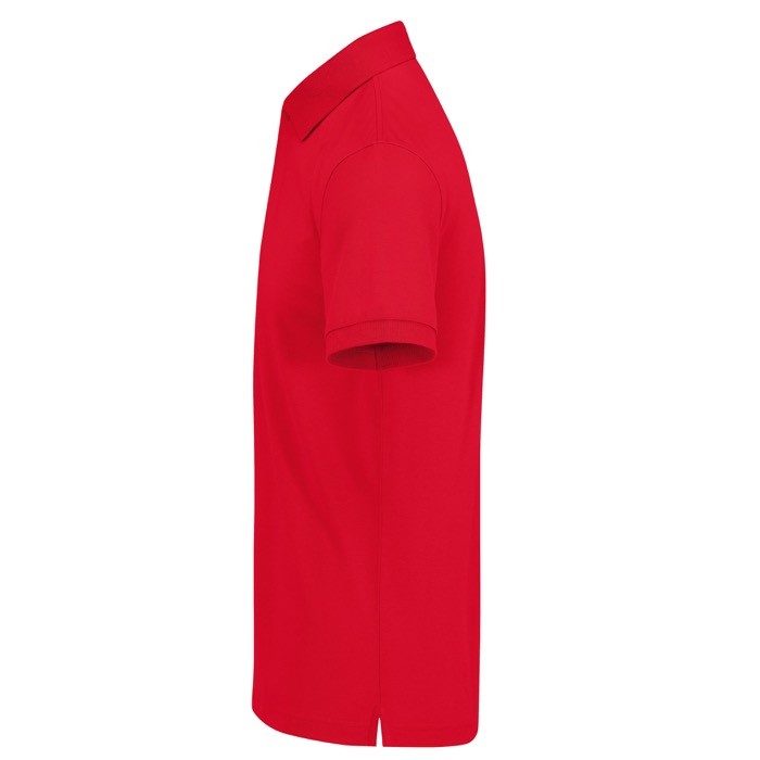 Polo básico unisex de algodón de manga corta 210 g/m2 B&C color rojo Polo básico unisex de algodón de manga corta 210 g/m2 B&C color rojo