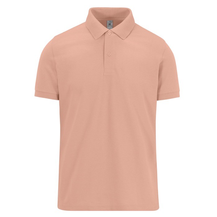 Polo básico unisex de algodón de manga corta 210 g/m2 B&C color nude Polo básico unisex de algodón de manga corta 210 g/m2 B&C color nude