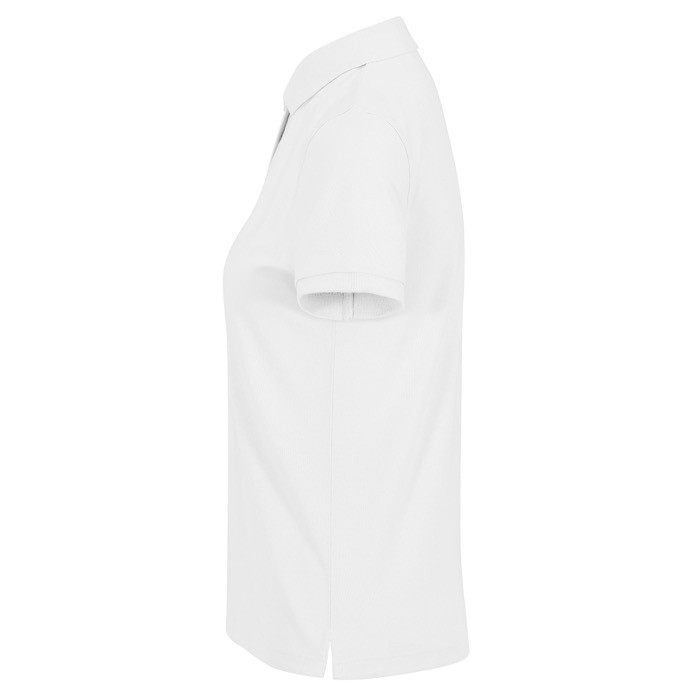 Polo básico de algodón para mujer de manga corta 210 g/m2 B&C color blanco Polo básico de algodón para mujer de manga corta 210 g/m2 B&C color blanco