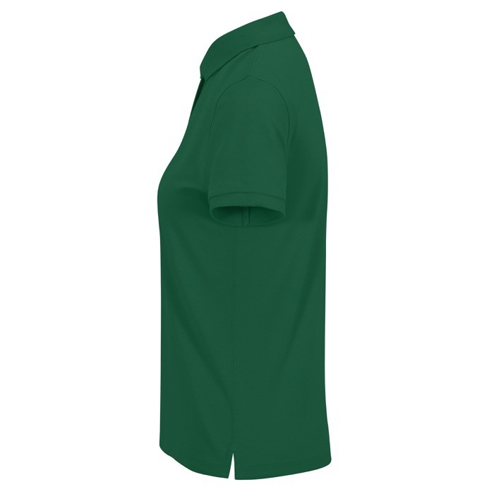 Polo básico de algodón para mujer de manga corta 210 g/m2 B&C color verde botella Polo básico de algodón para mujer de manga corta 210 g/m2 B&C color verde botella