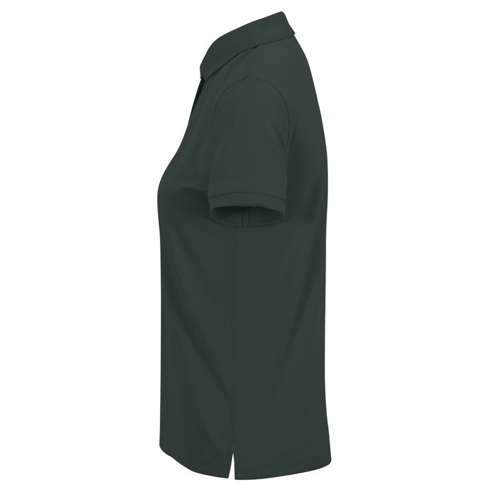 Polo básico de algodón para mujer de manga corta 210 g/m2 B&C color verde bosque Polo básico de algodón para mujer de manga corta 210 g/m2 B&C color verde bosque