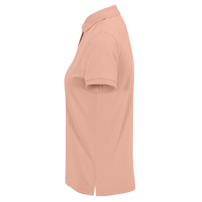 Polo básico de algodón para mujer de manga corta 210 g/m2 B&C color nude Polo básico de algodón para mujer de manga corta 210 g/m2 B&C color nude