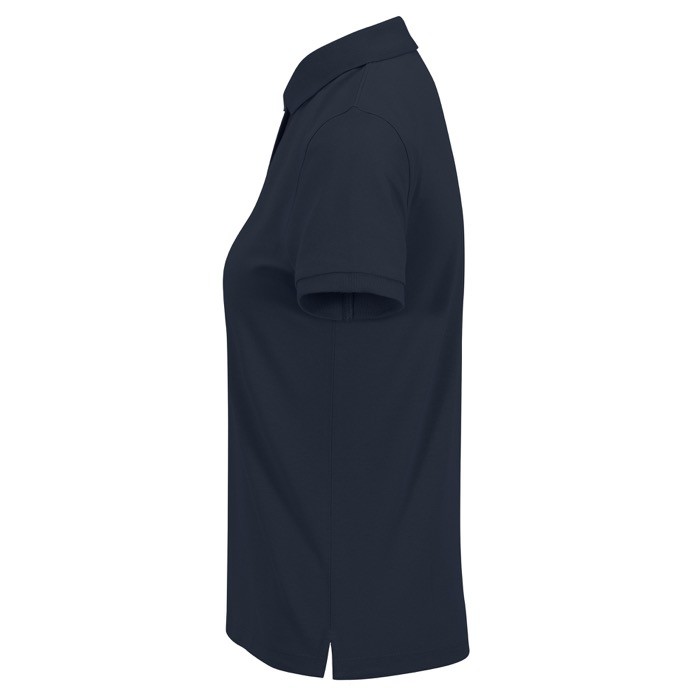 Polo básico de algodón para mujer de manga corta 210 g/m2 B&C color azul marino Polo básico de algodón para mujer de manga corta 210 g/m2 B&C color azul marino