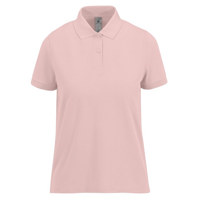 Polo básico de algodón para mujer de manga corta 210 g/m2 B&C Polo básico de algodón para mujer de manga corta 210 g/m2 B&C