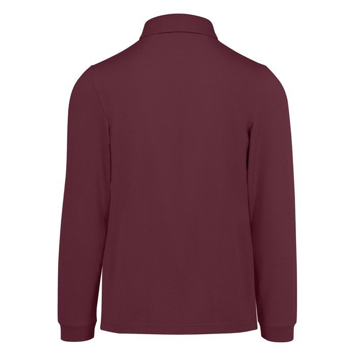 Polo clásico de algodón piqué de manga larga 180 g/m2 B&C vista detalle 2