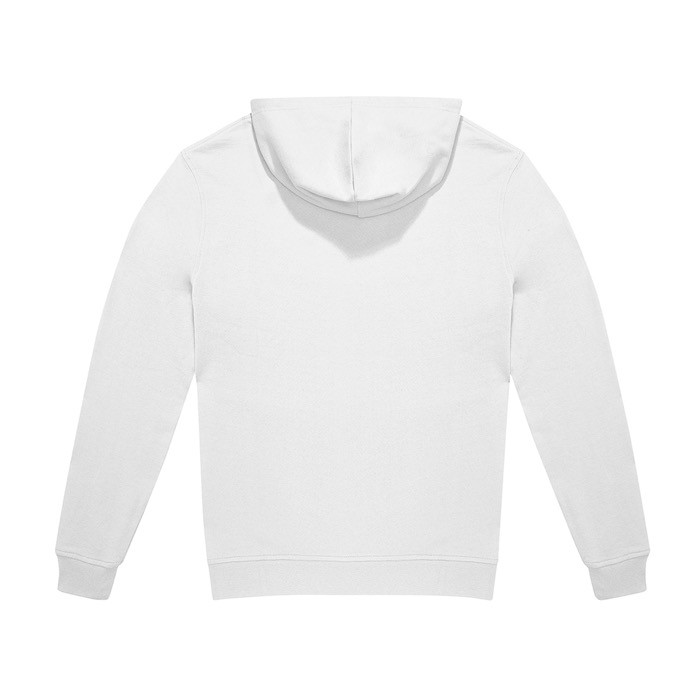 Sudadera sostenible unisex con capucha y corte relajado 280 g/m2 B&C color blanco vista detalle 2 Sudadera sostenible unisex con capucha y corte relajado 280 g/m2 B&C color blanco vista detalle 2