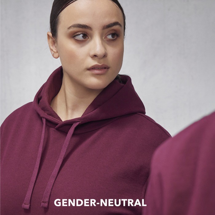 Sudadera sostenible unisex con capucha y corte relajado 280 g/m2 B&C vista 3 Sudadera sostenible unisex con capucha y corte relajado 280 g/m2 B&C vista 3