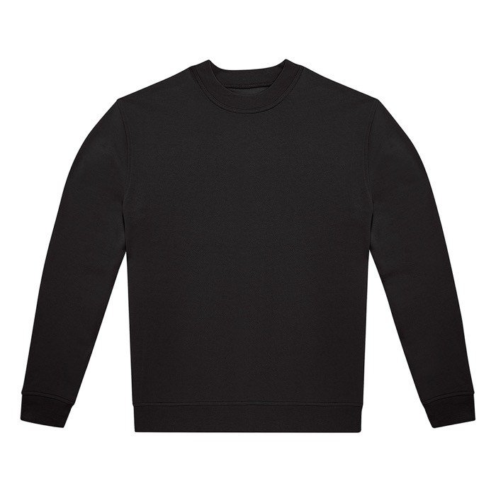 Sudadera unisex de materiales eco con corte casual 280 g/m2 B&C color negro vista 11 Sudadera unisex de materiales eco con corte casual 280 g/m2 B&C color negro vista 11