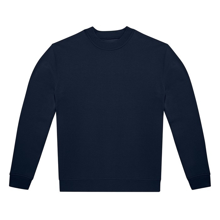 Sudadera unisex de materiales eco con corte casual 280 g/m2 B&C color azul marino Sudadera unisex de materiales eco con corte casual 280 g/m2 B&C color azul marino