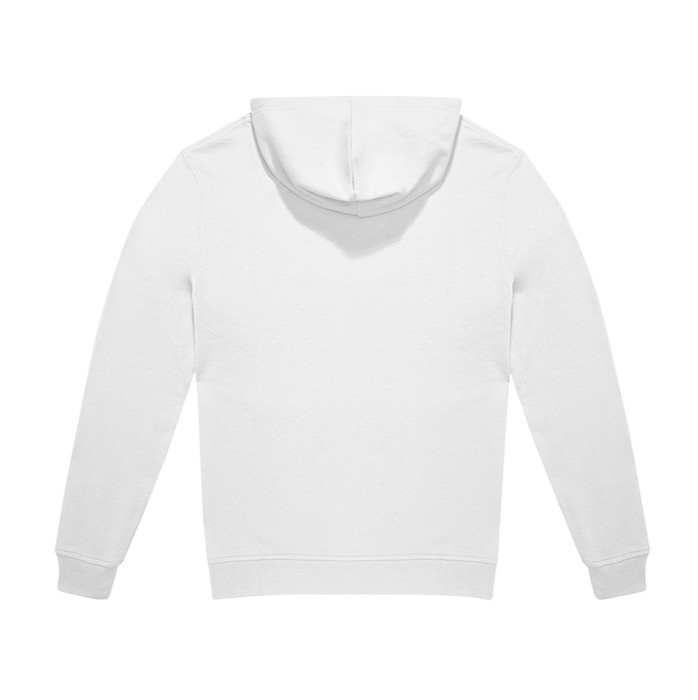 Sudadera unisex de algodón con hombros relaxed 280 g/m2 B&C color blanco vista detalle 2 Sudadera unisex de algodón con hombros relaxed 280 g/m2 B&C color blanco vista detalle 2