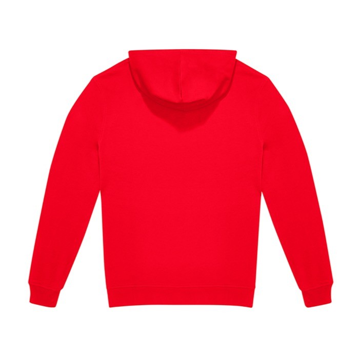Sudadera unisex de algodón con hombros relaxed 280 g/m2 B&C color rojo vista detalle 2 Sudadera unisex de algodón con hombros relaxed 280 g/m2 B&C color rojo vista detalle 2