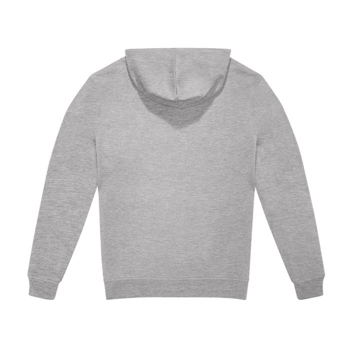 Sudadera unisex de algodón con hombros relaxed 280 g/m2 B&C color gris jaspeado vista detalle 2 Sudadera unisex de algodón con hombros relaxed 280 g/m2 B&C color gris jaspeado vista detalle 2