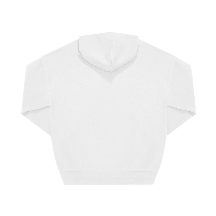 Sudadera unisex ecológica oversized con capucha 350 g/m2 B&C color blanco vista detalle 2 Sudadera unisex ecológica oversized con capucha 350 g/m2 B&C color blanco vista detalle 2