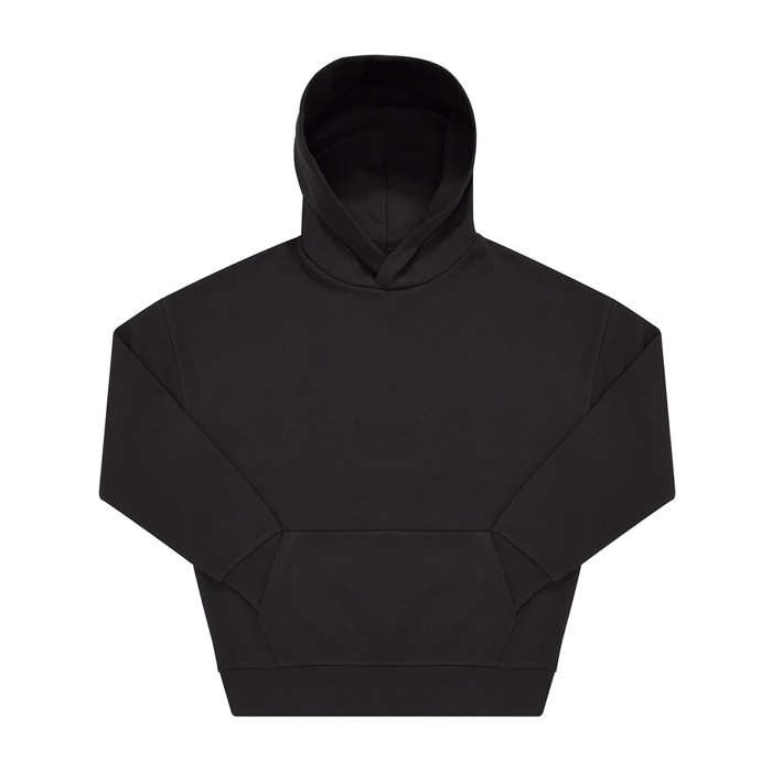 Sudadera unisex ecológica oversized con capucha 350 g/m2 B&C color negro vista 11 Sudadera unisex ecológica oversized con capucha 350 g/m2 B&C color negro vista 11
